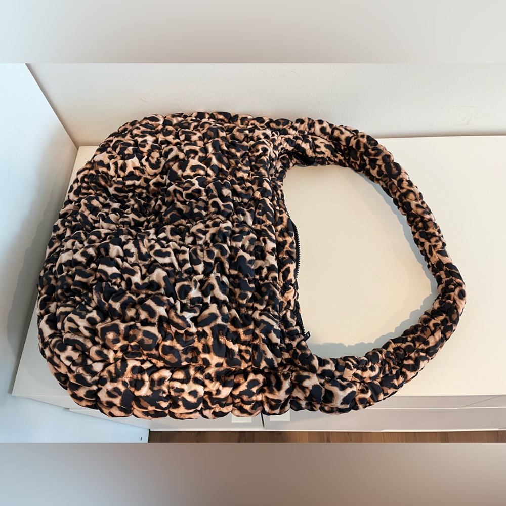 COS Animal Print Hobo Bag